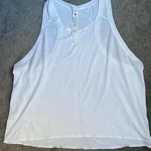 Lululemon Women's White Running Tank Top